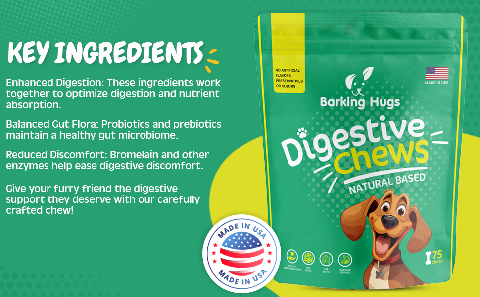 Barking Hugs Digestive Chews