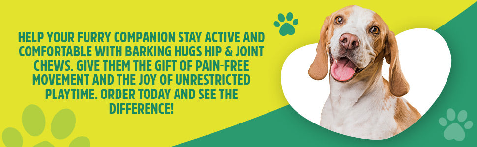 Barking Hugs Hip & Joint Chews