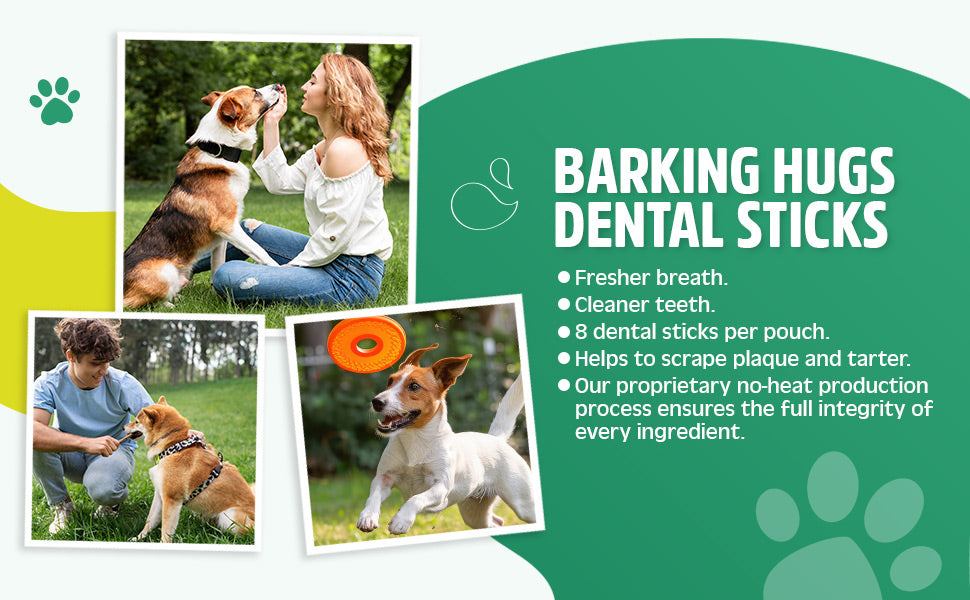 Barking Hugs Dental Sticks for Dogs